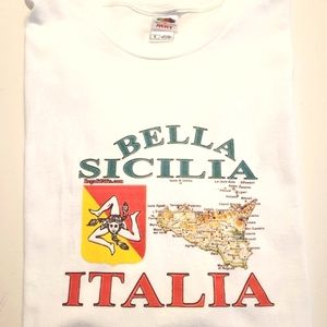 Italia White Tshirt